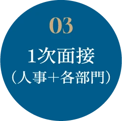03 一次面談(人事+各部門)